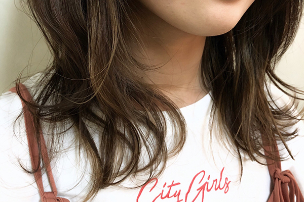 立体感を作るハイライトカラー